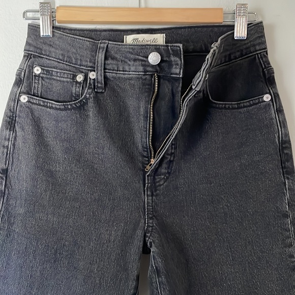 MADEWELL Perfect Vintage Jeans in Lunar Wash Washed Black - Picture 9 of 14
